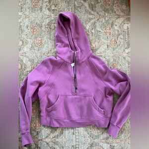 Lululemon Scuba Oversized Funnel-Neck Half Zip Sweatshirt XS/S Plum